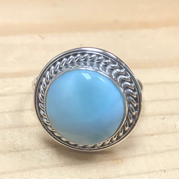 Larimar ring adjustable - Picture 2 of 7